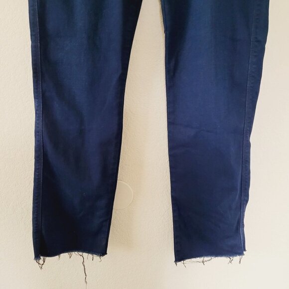 7 for all mankind Womens kimmie straight leg Jean Size 29 dark Wash stretchy - Picture 5 of 8